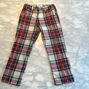 Plaid classic Prep Childrenswear pants